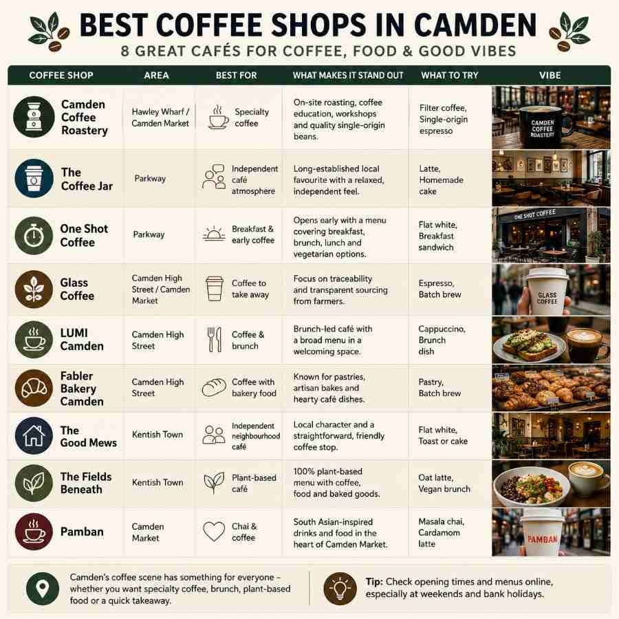 Best Coffee Shops in Camden