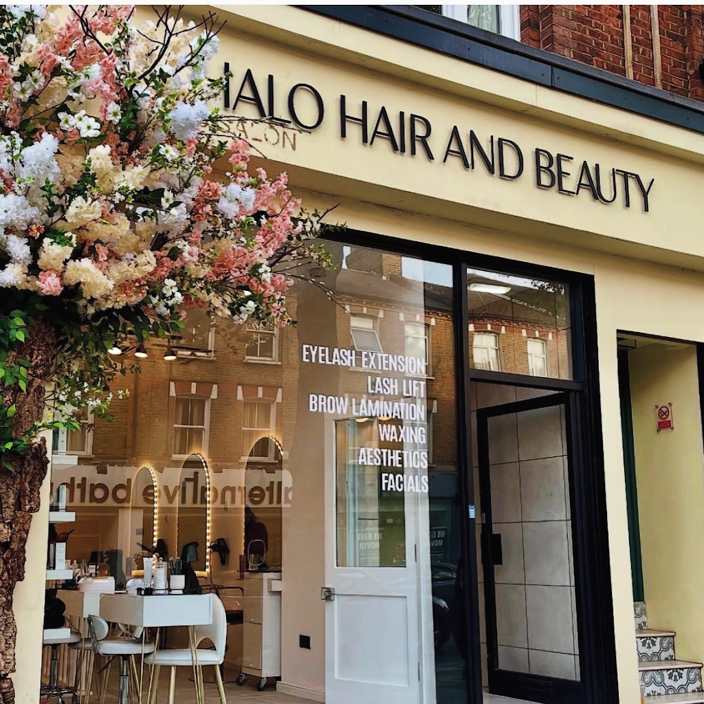 Halo hair and beauty logo