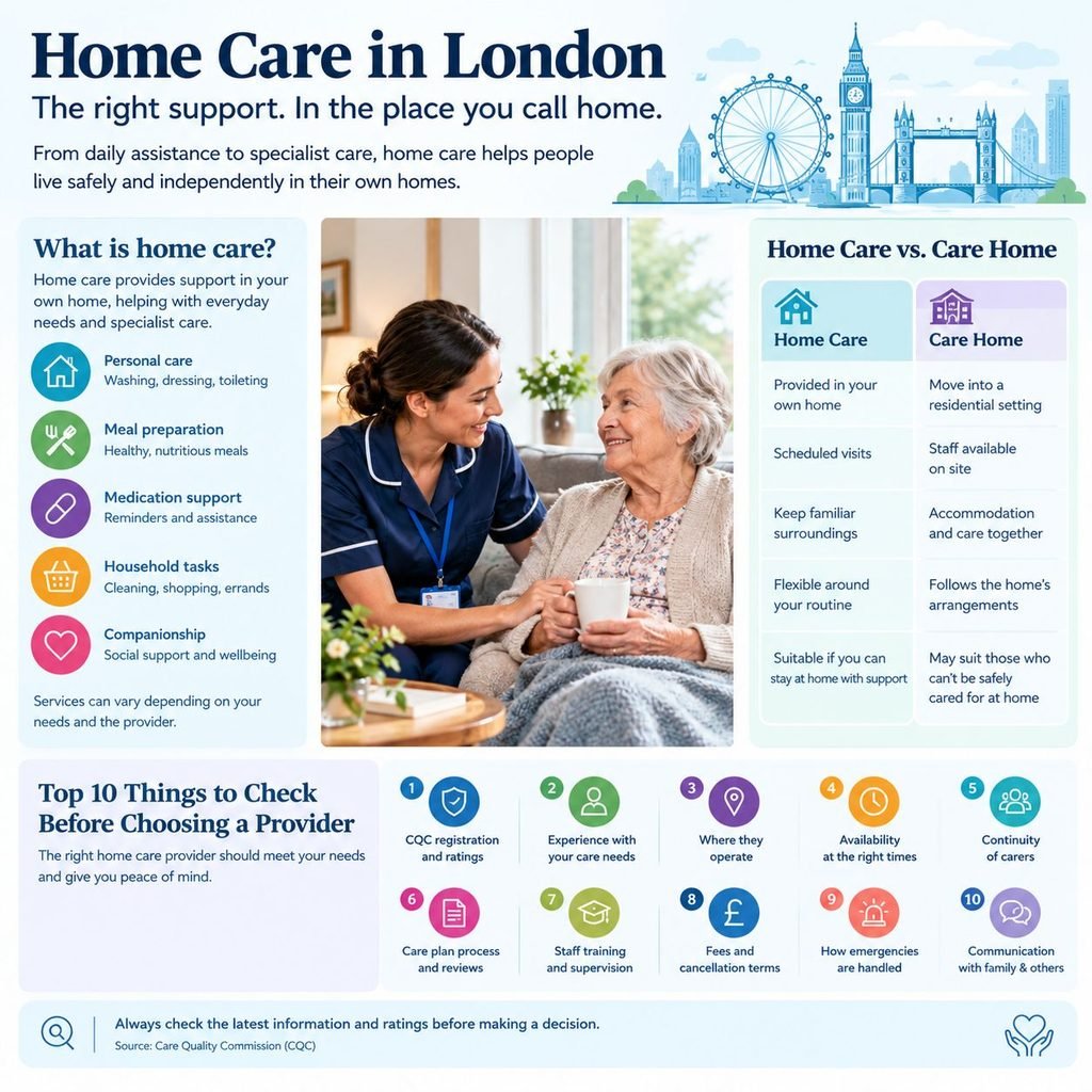 Best Home Care in London: How to Choose the Right Care