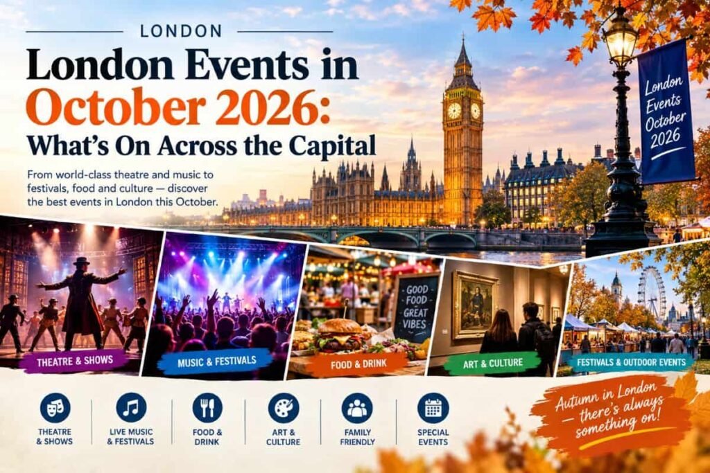 London Events in October 2026