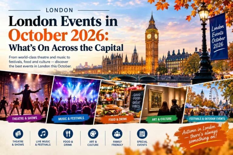 London Events in October 2026