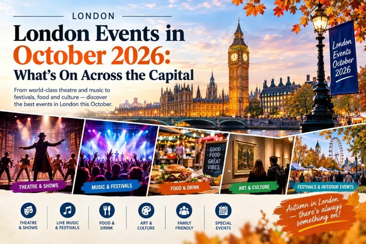 London Events in October 2026